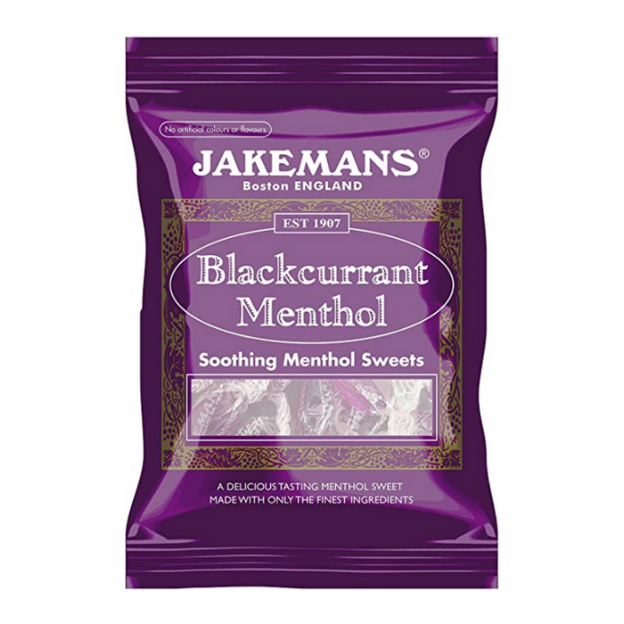 Jakemans Blackcurrant Soothing Menthol Sweets 73g