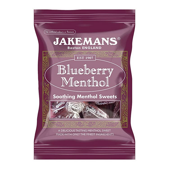 Jakemans Blueberry Soothing Menthol Sweets 73g