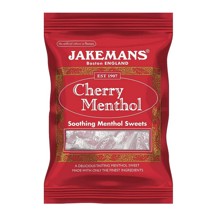 Jakemans Cherry Soothing Menthol Sweets 73g