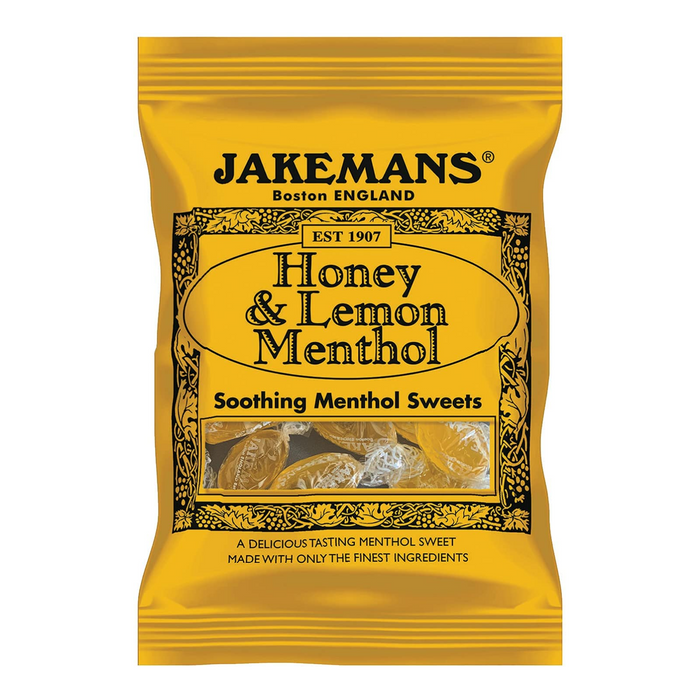 Jakemans Honey & Lemon Soothing Menthol Sweets 73g