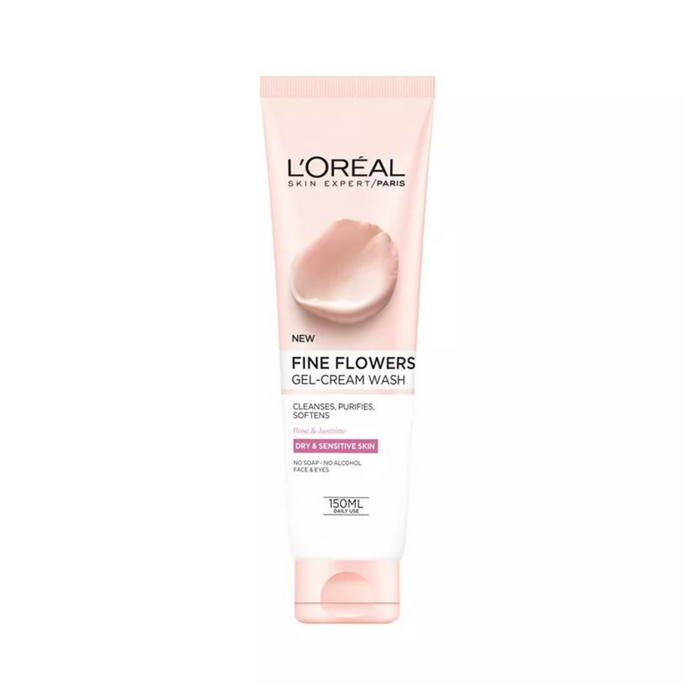 L'Oreal Fine Flowers For Sensitive Skin Gel-Cream Wash 150ml