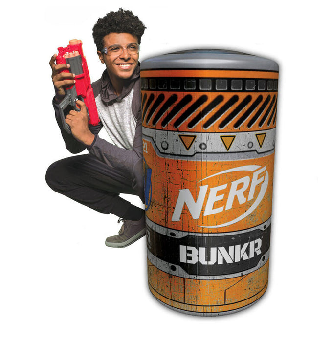 Nerf Bunkr Battle Zones Take Cover Inflatable Toxic Barrel