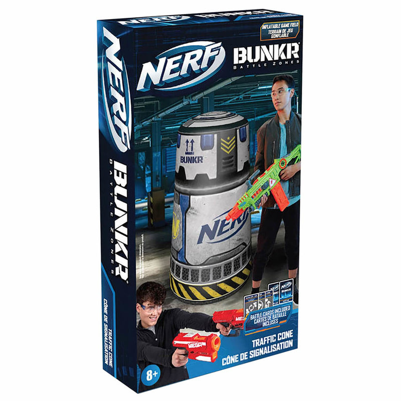 Nerf Bunkr Battle Zones Take Cover Inflatable Traffic Cone - image 2
