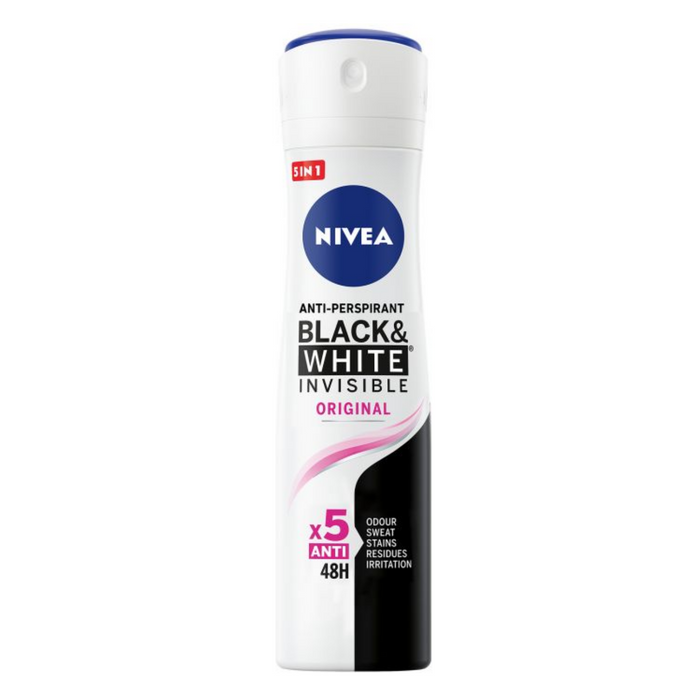 Nivea Deodorant Spray Invisible Black & White Women 150ml