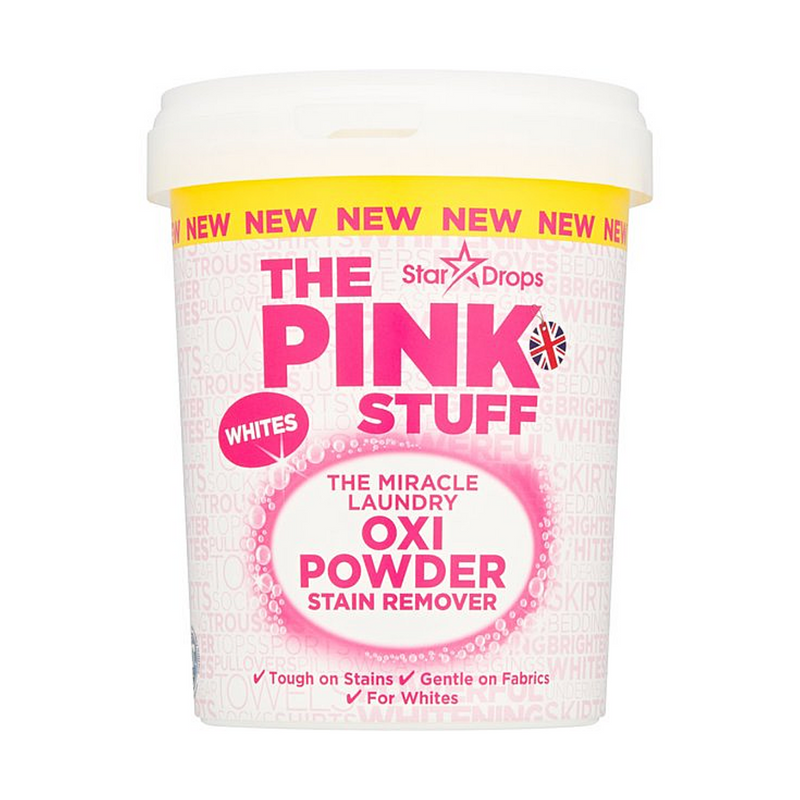 Stardrops The Pink Stuff Miracle Laundry Oxi Powder Stain Remover for Whites 1kg