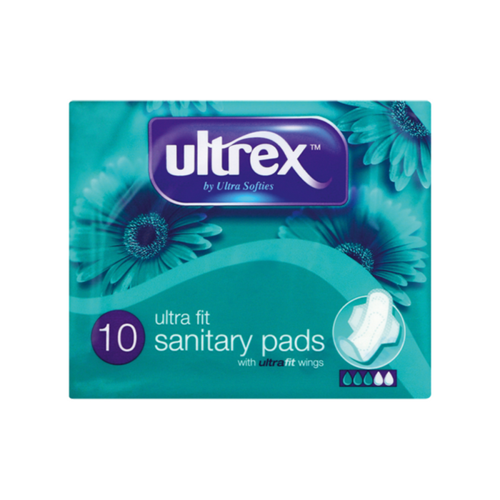 Ultrex Sanitary Pads Ultra Fit 10'S (Box of 12)