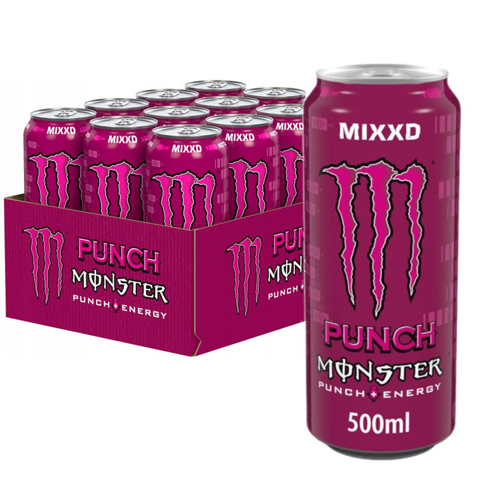 Monster Energy Drink Juiced Mixxd Punch 500ml (Box of 12)