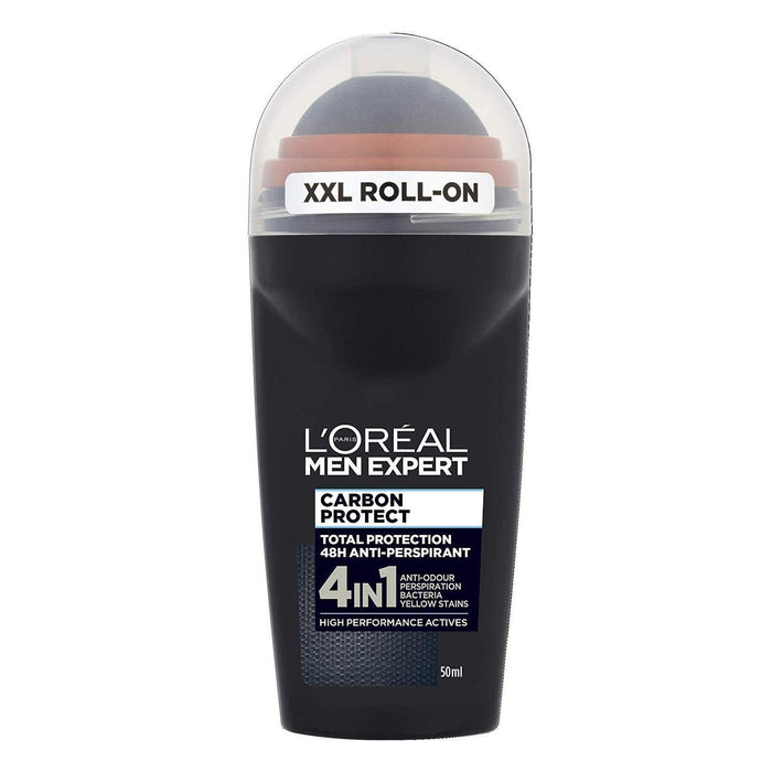 L'Oreal Paris Men Expert Carbon Protect Roll On Anti-Perspirant Deodorant 50ml - myShop.co.uk