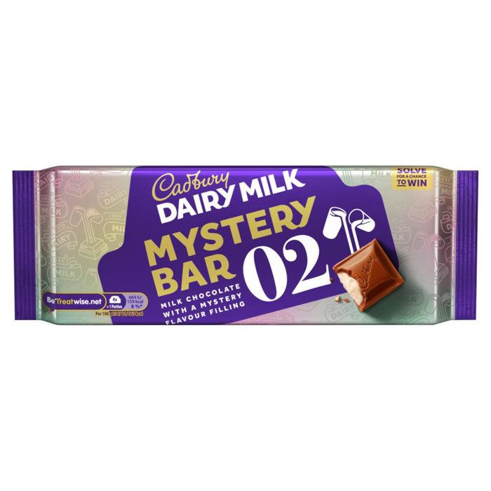 Cadbury Dairy Milk Chocolate Mystery Bar 02 170g