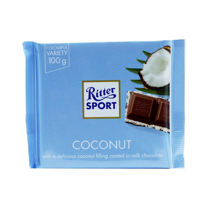 Ritter Sport Coconut 100g (Box of 12) - myShop.co.uk