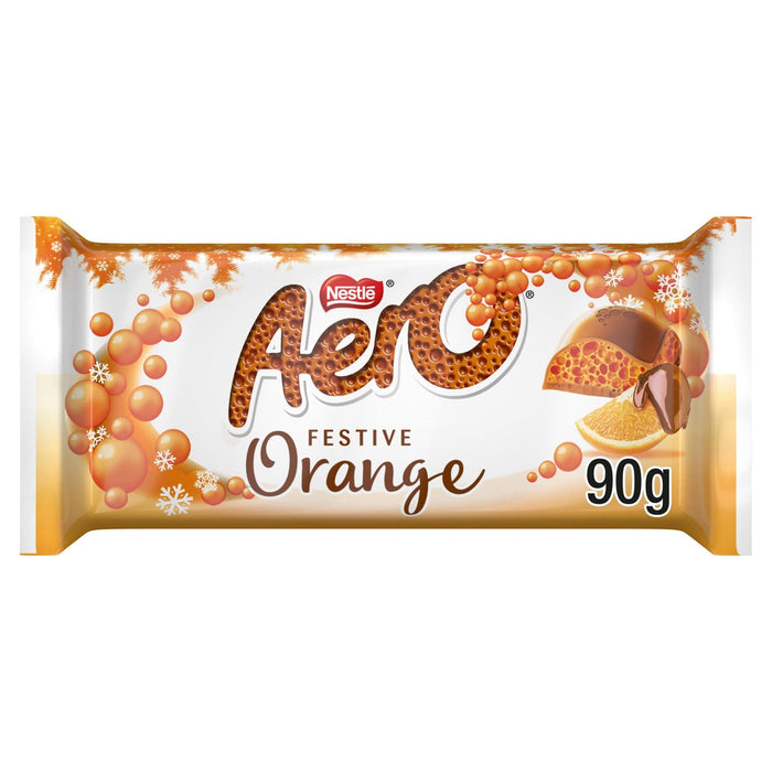 Aero Festive Orange Chocolate Sharing Bar 90g (Box of 15)
