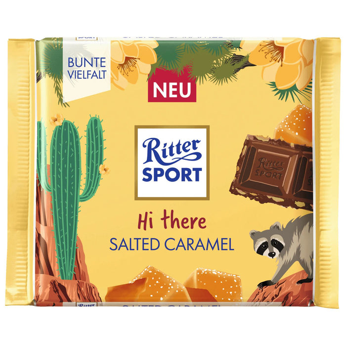 Ritter Sport Chocolate Salted Caramel 100g (Box of 12)