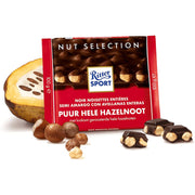 Ritter Sport Chocolate Dark Whole Hazelnut 100g (Box of 10) - image 2