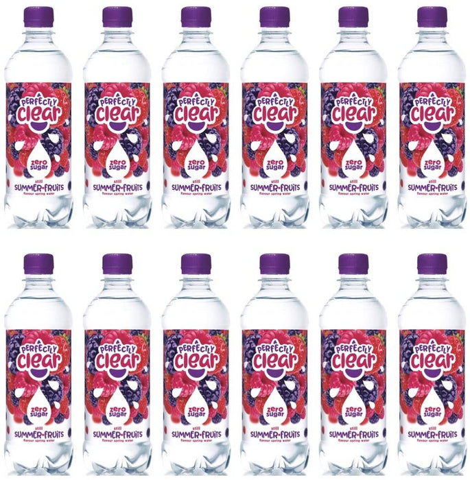 Perfectly Clear Still Summer Fruit Flavoured Spring Water 500ml (Box of 12)