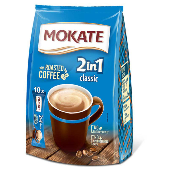 Mokate Coffee Bag Classic Flavour 2 In 1 Sachet 10 Pack (Box of 10)