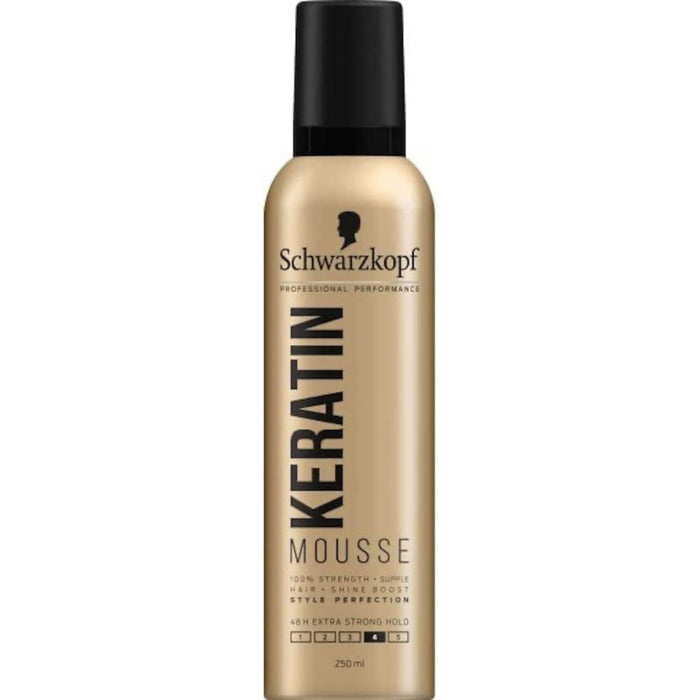 Schwarzkopf Mousse Keratin Style Perfection Extra Stronghold 250ml