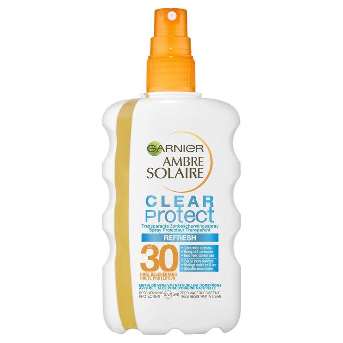 Garnier Ambre Solaire Clear Protect Transparent Sun Cream Spray SPF30 200 ml