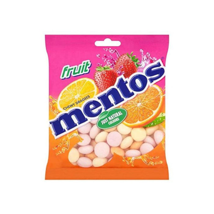 Mentos Fruit Chewy Sweets Bag 175g (Box of 24) - myShop.co.uk