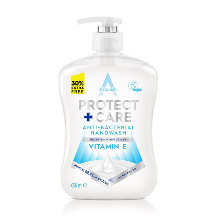 Astonish Protect + Care Anti-bacterial Hand Wash Vitamin E 650ml