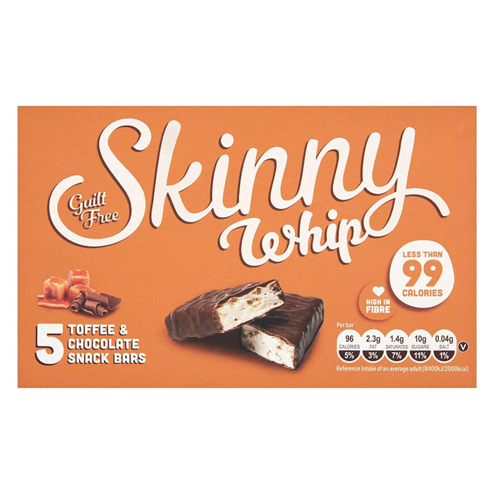 Skinny Whip Latte and Chocolate Bars 5 Pack 125g