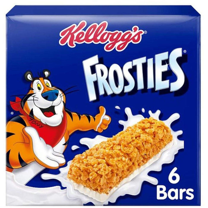 Kellogg's Frosties Bar Toasted Maize Cereal and Milk Bar 6 Pack 25g (Box of 14)