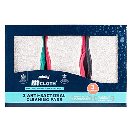 Minky M Cloth 3 Pack Anti-Bacterial Cleaning Pads - myShop.co.uk