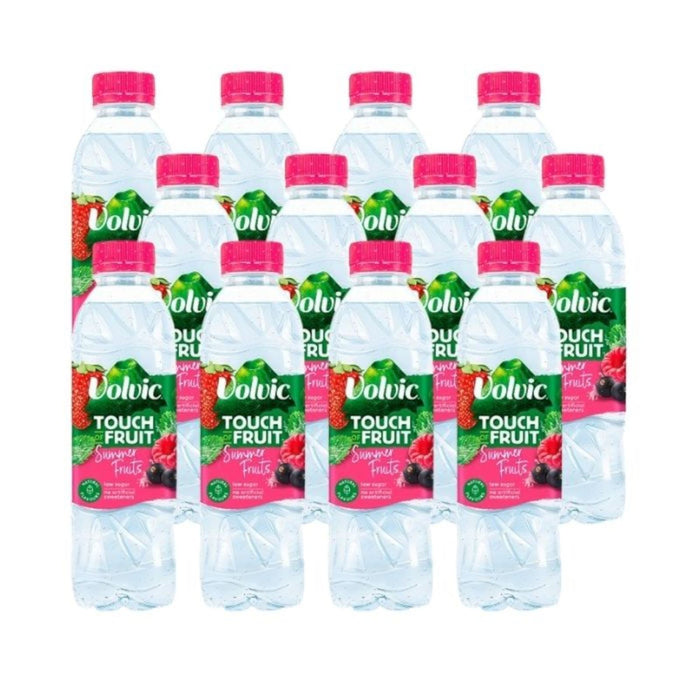 Volvic Touch Of Fruit Summer Fruits Natural Flavour Water 500ml (Box of 12)