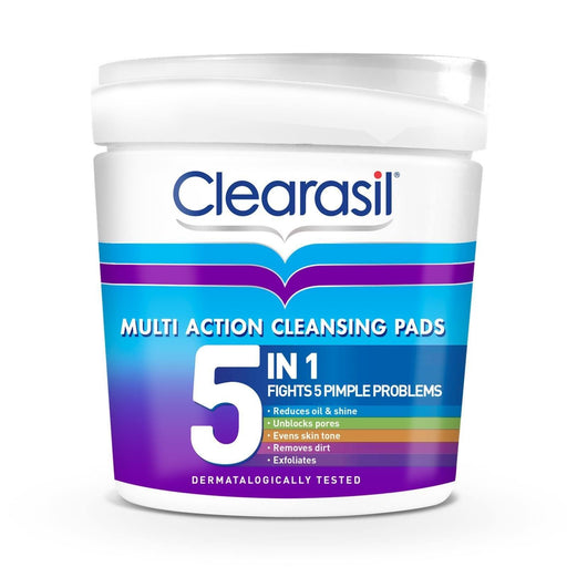 Clearasil Ultra 5 In 1 Cleansing Pads - 65 Pads - myShop.co.uk