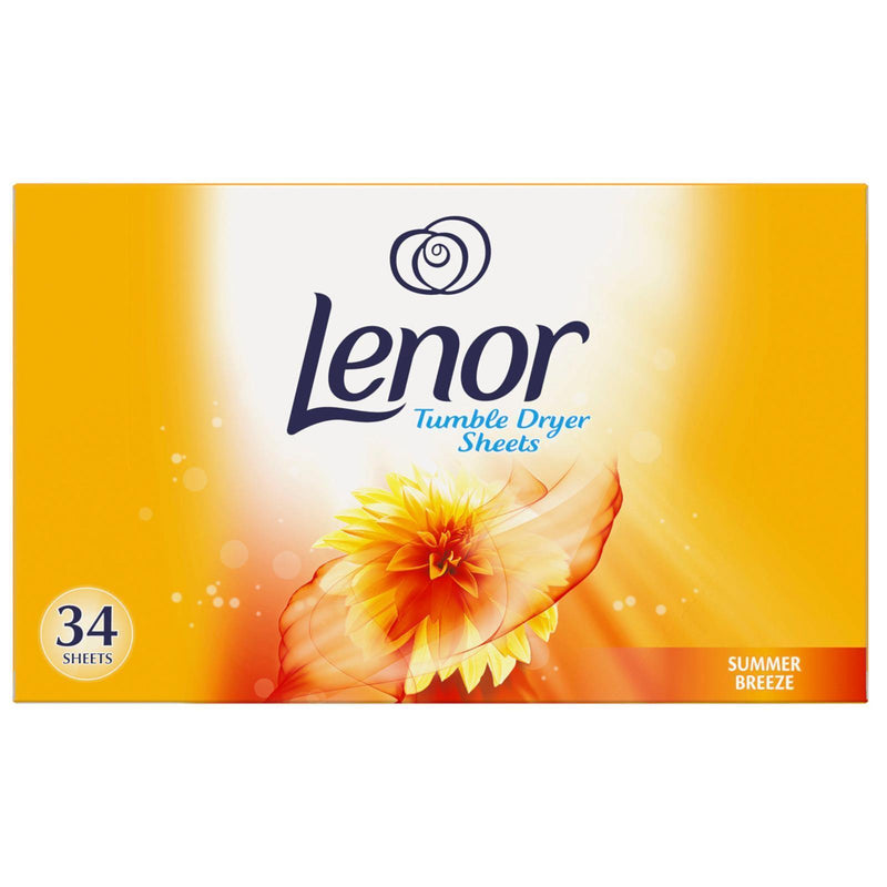 Lenor Tumble Dryer Sheets Summer Breeze 34 Sheets - myShop.co.uk