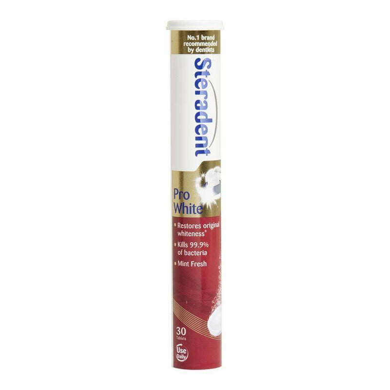 Steradent Pro White Tabs 30'S - myShop.co.uk